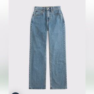 Abercrombie Curve Love Ultra High Rise 90s Straight